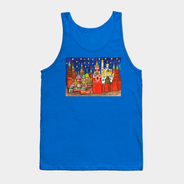 Moscow Kremlin 2 Tank Top by IrinaAfonskaya